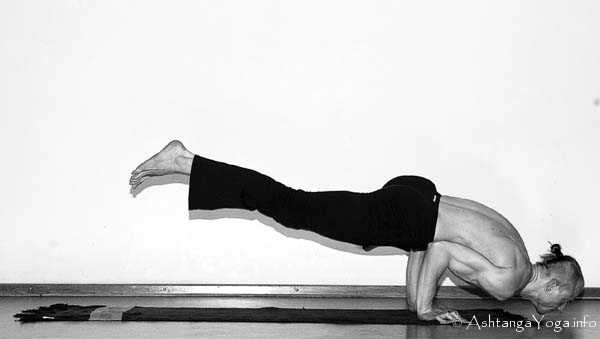 Vishwamitrasana Vinyasa out - Ashtanga Vinyasa Yoga transcends gravity in Advanced A Series (Sthira Bhaga). 