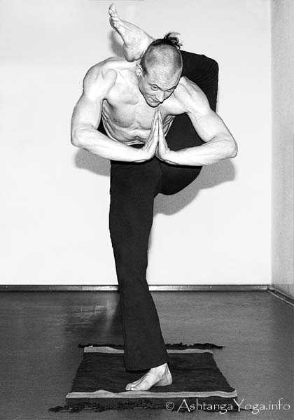 Durvasana - Ashtanga Vinyasa Yoga transcends gravity in Advanced A Series (Sthira Bhaga). 