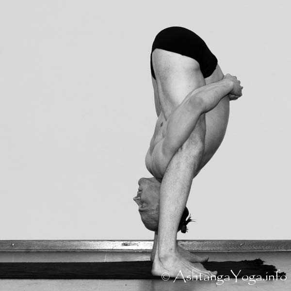 Tittibhasana B - Intermediate Series (Nadi Shodana / second serie) brings the Ashtanga Vinyasa Yoga Practice from an physical to an more energetic level. 