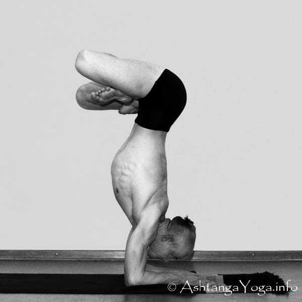 Karandavasana Vinyasa out - Intermediate Series (Nadi Shodana / second serie) brings the Ashtanga Vinyasa Yoga Practice from an physical to an more energetic level. 