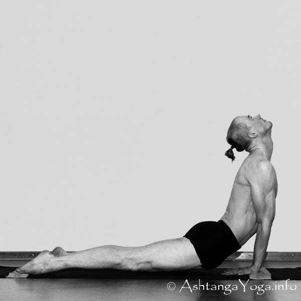 Mayurasana Vinyasa out - Intermediate Series (Nadi Shodana / second serie) brings the Ashtanga Vinyasa Yoga Practice from an physical to an more energetic level. 
