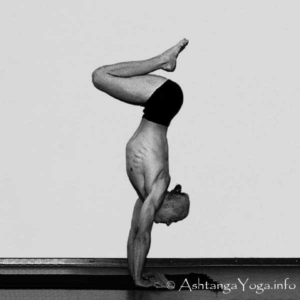 Utkatasana Vinyasa out - Primary Series (=Yoga Chikitsa / first series) is said to be the most demanding Part of Ashtanga Vinyasa Yoga. - Because it is the first series you learn as a beginner.... and every begin is hard.