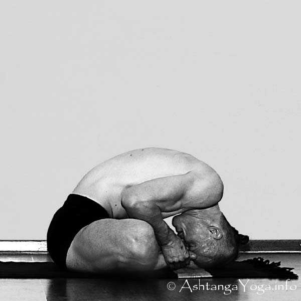 Baddha Konasana B - Primary Series (=Yoga Chikitsa / first series) is said to be the most demanding Part of Ashtanga Vinyasa Yoga. - Because it is the first series you learn as a beginner.... and every begin is hard.