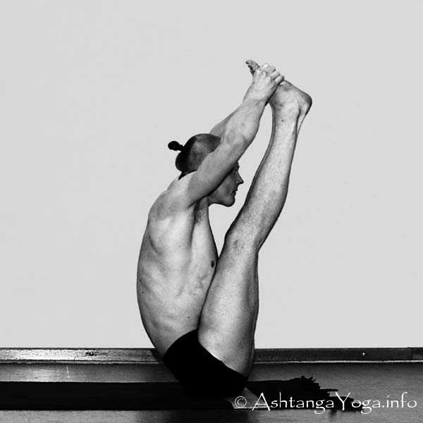 Urdhva Muka Paschimottanasana - Primary Series (=Yoga Chikitsa / first series) is said to be the most demanding Part of Ashtanga Vinyasa Yoga. - Because it is the first series you learn as a beginner.... and every begin is hard.